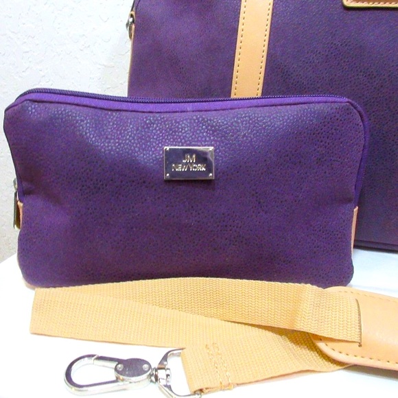 Joy Mangano Bags Joy Mangano Paris Luxury Leather Tote W Matching